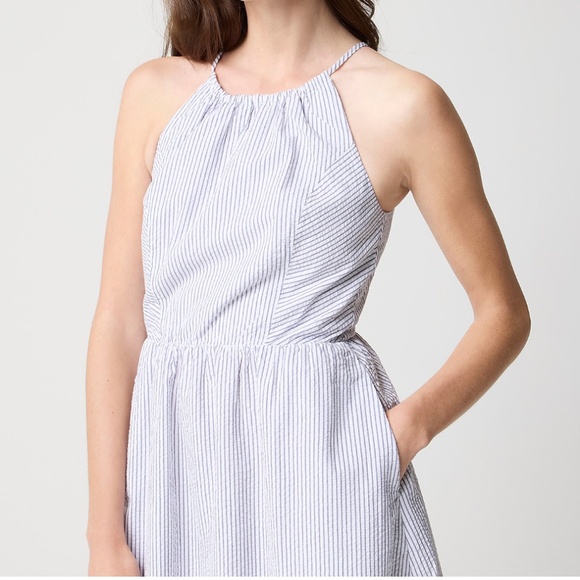 NWT | J Crew Factory Strappy seersucker dress | Sz 6 or 12 - Picture 3 of 4